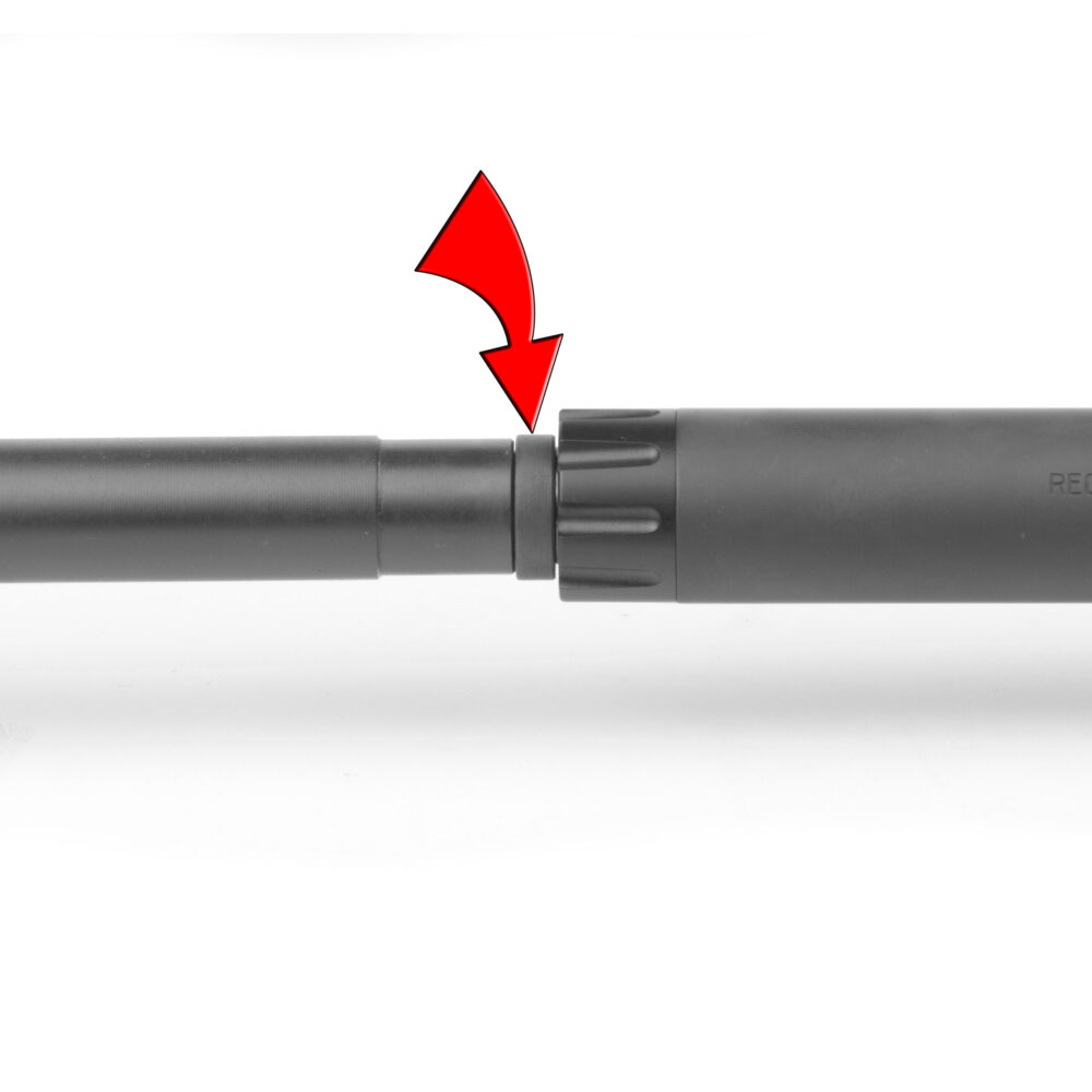 small washer to set space on rimfire silencer