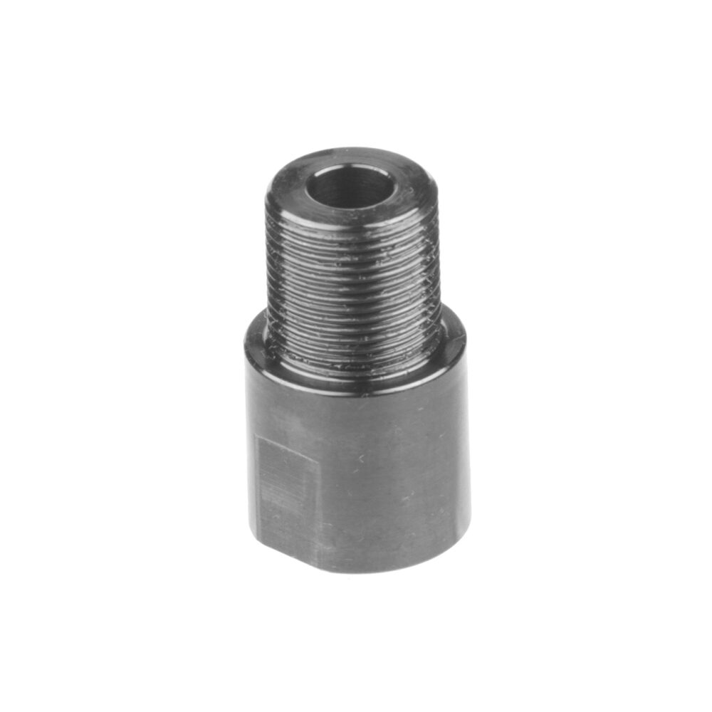 Small adapter to couple 30 caliber rifle silencers to 556 rifles